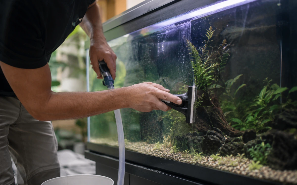 Aquarium cleaning contractor